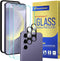 Samsung Galaxy S24 Plus 6.7" ArmorSuit 2+2 Pack Tempered Glass Screen & Lens Protectors, 9H MilitaryShield, Case