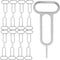 300pcs Universal Sim Card Ejector Tool Set with Mobile Phone Card Pin