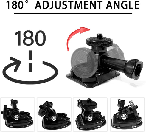 Flexible Adhesive Mount for Insta 360 ACE Pro ONE X4 X3 X2, Compatible with GoPro Hero and DJI