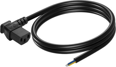 CERRXIAN 3.93FT IEC 320 C13 Female 3 Pin with Open Wiring Stripped, 18AWG