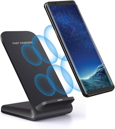 Wireless Charger Stand 20W Fast Charging for Samsung Galaxy S24/S24+/S24 Ultra/S23/S22/S21/S20/Note, Google Pixel