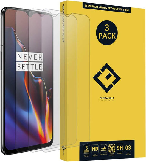 Replacement for OnePlus 6T Soft Hydrogel Screen Protector - 3 Pack Ultra-Thin Water Resistant Film