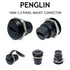PENGLIN 2PCS HDMI Panel Mount Connector, HDMI 2.0 Female to Female Display Connector, Supports 4K Resolution for TV,