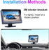 B-Qtech 4.3 inch Color TFT LCD Display Screen Backup Camera Monitor for Car SUV Van Truck