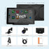 Haudio 7" 1080P Wireless CarPlay & Android Auto Screen for Car, Portable Car Stereo with Front & Rear Dash Cam, Backup