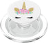 Cute Floral Unicorn Face on White, PopSockets PopGrip, Swappable Grip for Phones & Tablets, MagSafe for iPhone