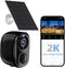 Security Cameras Wireless Outdoor, Battery Powered with IP65 Waterproof, Two-Way Audio, Color Night Vision, No