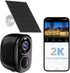 Security Cameras Wireless Outdoor, Battery Powered with IP65 Waterproof, Two-Way Audio, Color Night Vision, No