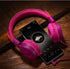POWMEE M1 Kids Headphones - Foldable, Adjustable, Tangle-Free, On-Ear, 3.5MM Jack, Purple, Perfect for Children.