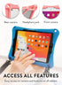 Cooper Trooper Rugged Case for 7.9, 8, 8.4, 8.7, 8.9" Tablets | Tough Kids Holder, Shock Proof Bumper Cover Bag, Stand,