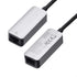 Amazon Basics Aluminum USB 3.1 Type-C to RJ45 Gigabit Ethernet Adapter, Grey, 2.07 x 0.81 x 0.6 inches