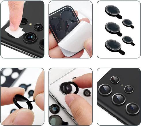 for Samsung Galaxy S23 Ultra Camera Lens Protector - Scratch-Resistant HD Clarity Ultra-Thin 9H Tempered Glass, 1 Set