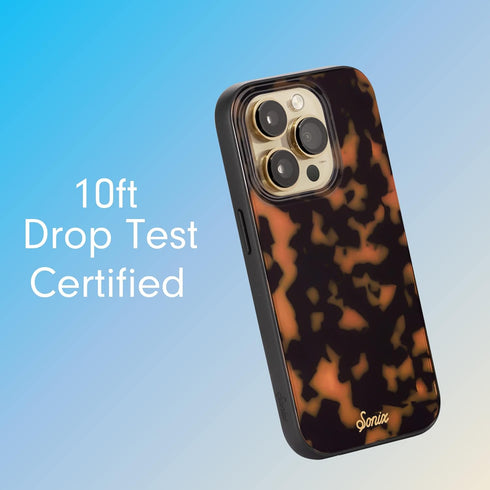 Sonix 14 10ft Case for iPhone Pro Max | Compatible with MagSafe | Drop Tested | Tortoise Shell | Brown Tort
