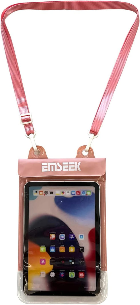 Waterproof Ebook Reader Case, Waterproof Tablet Cover, Dry eReader Bag for Amazon Kindle Paperwhite Oasis Fire 7 - Pink