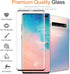 Samsung Galaxy S10+ Tempered Glass Screen Protector with Camera Lens Protector, Clear Full Screen Coverage