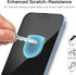 JETech 3-Pack Full Coverage Tempered Glass Screen Protector for iPhone 14 6.1-Inch, Black Edge, HD Clear, Case-Friendly.