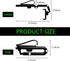 SLIMI 1 360 #01) PC Sun Visor Phone Holder, Adjustable Rear View Phone Holder, Multifunctional Car Mobile Phone