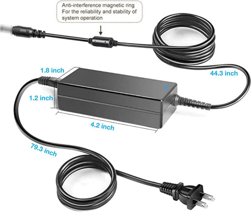 Kircuit 12V YG300 12V New Global AC/DC Adapter Compatible with PVO Pro Mini Projector Kids Gift Outdoor Movie LED Pico