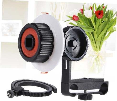 Follow Focus Rig Kit, Follow Focus Gear Ring, Compatible with Camera Follow Focus 804rc2
