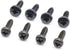 Replacement Screws Pack of 8 - 2 Sets of Metric Screws (Model RS-198452) Pan Head - Philips Drive - Black Plated
