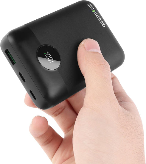 GEEPFINE Mini 5V 2A Battery Pack for Heated Vest,10000mah Lightweight Power Bank for