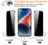 Pehael iPhone 14 Plus Privacy Screen Protector 2+2 Pack, Full Coverage Anti-Spy Tempered Glass, 9H Hardness, Bubble