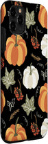 iPhone 11 Pro Case - Autumn Falling Leaves and Pumpkin Spice Harvest, Happy Fall Design