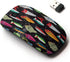 2.4G Wireless Mouse with Cute Pattern Design for Laptops and Desktops, Colorful Fishing Lures