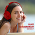 Bluetooth Headphones Over Ear, 68H Playtime Wireless Headset with Microphone, HiFi Stereo Foldable Lightweight Deep