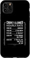 iPhone 11 Pro Max Carpet Cleaning Dad Hourly Rate Portable Cleaner Humor Gift Case