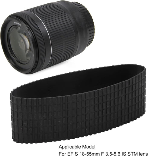 Lens Zoom Grip Rubber Ring Replacement Parts Compatible with EF S 18-55mm F 3.5-5.6 is STM Lens