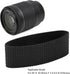 Lens Zoom Grip Rubber Ring Replacement Parts Compatible with EF S 18-55mm F 3.5-5.6 is STM Lens