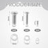 Quacc 24 M4 M6 M8 Universal TV Mounting Hardware Kit PCS Stainless Steel Screws Washers for VESA Wall Mount TV