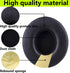 Replacement Ear Pads Compatible with Beats Solo 2.0 Solo 3.0 Wireless Headphones Soft Comfort Protein Leather Memory Foam Resilient (Black)