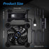 Dual 80mm USB Speed Control Fan, 5V Portable Cooling Fan for Flat-Screen TV, Router, DVR, and Computer Cabinet