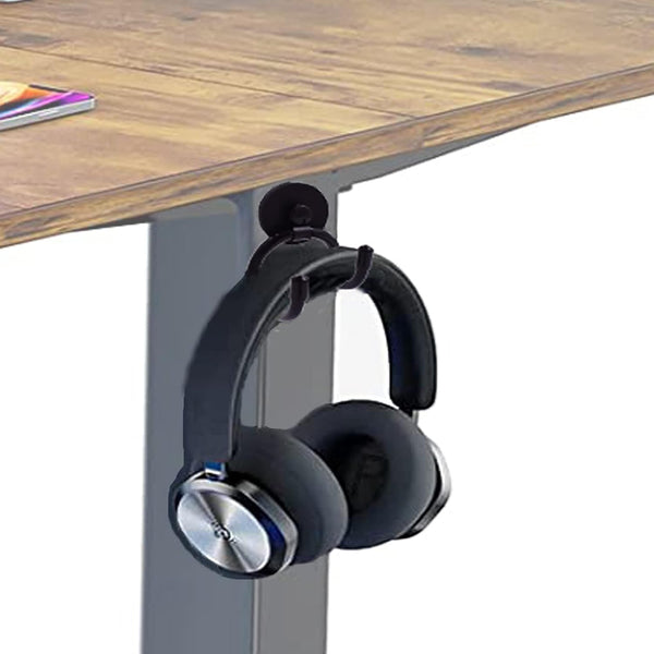 Adjustable Magnetic Headset Holder (up to 1 kg/2 lbs) - Perfect for Gaming & Computer Headphones - No Headsets Included.