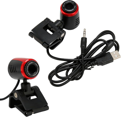 USB2.0 360 Sonew HD Webcam with Adjustable Angle and Built-in Microphone for PC and Laptop Video Conferencing