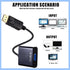 Yunsailing 10 Pack DisplayPort to VGA Adapters, Gold Plated, Compatible with Laptop, Monitor, PC, Projector (Black)