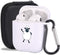 MAYCARI Cute Sheep AirPods Case with Keychain, Soft TPU Cover Compatible with Apple AirPods (White)
