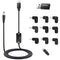FARSENSE USB C to DC Adapter, 3.3ft Barrel PD Trigger Cable with 10 Connector Tips, USB to DC Power Cable