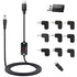 FARSENSE USB C to DC Adapter, 3.3ft Barrel PD Trigger Cable with 10 Connector Tips, USB to DC Power Cable