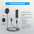 Bluetooth 5.0 Car Kit, AUX Adapter with Ground Loop Noise Isolator for Handsfree Calls and Music Streaming, Voice
