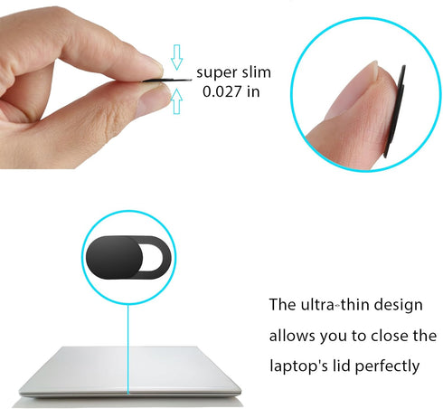 ZUCUCUC 6 Pack Laptop Camera Cover Slide, Camera Cover Slide, Ultra Thin Webcam Cover Slide for Laptop, Tablet