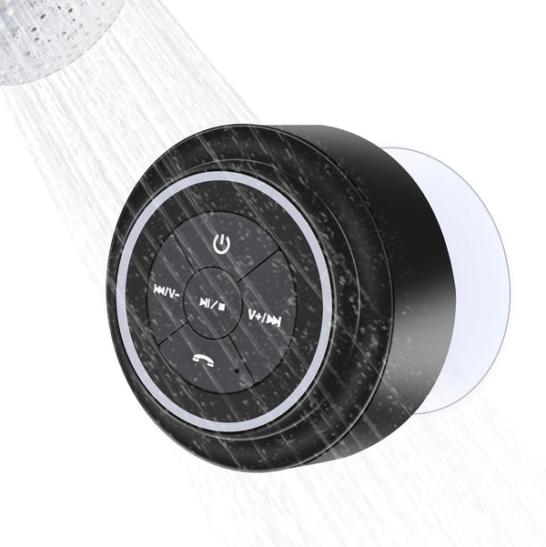 Shower Speaker Bluetooth Waterproof, Portable IP67 Wireless Speaker for Pool, Floating Bathroom Speaker with Suction