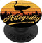 Allegedly Ostrich Flightless Bird Retro Sunset PopSockets PopGrip: Swappable Grip for Phones & Tablets