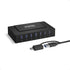 Plugable 7-in-1 USB Powered Hub for Laptops, USB Power Station for Multiple Devices with 60W Power Adapter