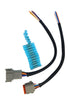 DT Connector Pigtail Cable, 8 Pin Male and Female 1ft/30cm