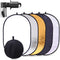 Konseen 5 in 1 Camera Lighting Reflector/Diffuser with Clip, 40"x 60"/100 x 150CM, Portable Multi-Disc for Photography