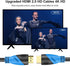 4K 35 2.0,18Gbps) 4K@60HZ 2K 1080P 3D PS4/PS5 ect(10.5m) HDMI FT Cable (HDMI Ultra High Speed Gold Plated