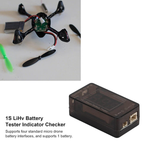 VGEBY Lithium Battery Tester 1S, Plastic Indicator Checker for MOLEX MCPX MCX Plug